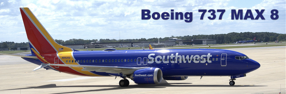 Boeing 737 MAX 8 of Southwest Airlines