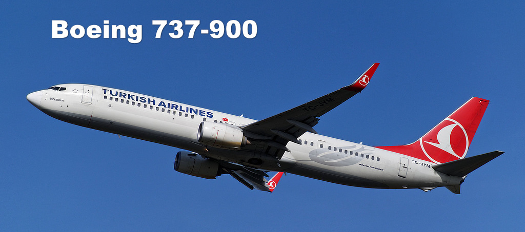 Turkish Airlines Boeing 737-900ER, Registration TC-JYM 