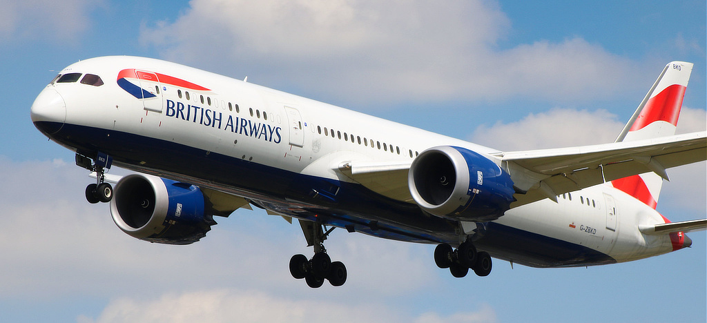 Boeing 787-8 Registration G-ZBKD of British Airways