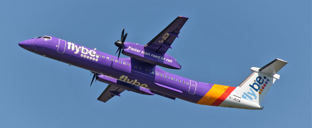 Flybe De Havilland Dash-8 400, Registration G-JECM Flybe De Havilland Dash-8 400, Registration G-JECM
