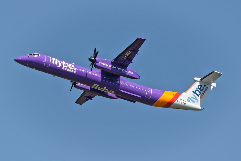Flybe Bombardier Dash8 Q400, Registration G-JECM
