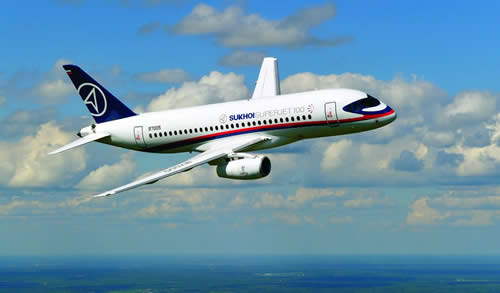 Sukhoi Superjet 100 Airliner